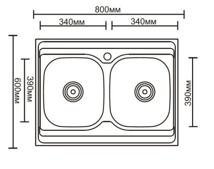 Кухонная мойка Ledeme L98060B-6