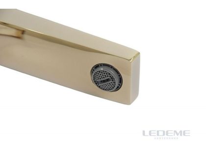 Смеситель для умывальника Ledeme L1073G, золото