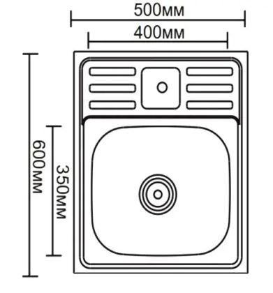 Кухонная мойка Ledeme L95060-6