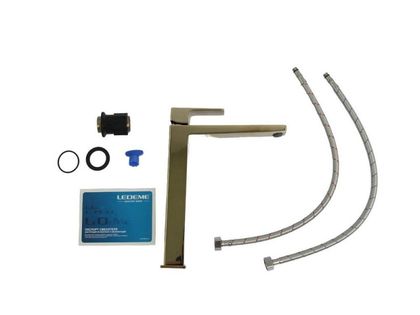 L1173G Смеситель для умывальника высокий LEDEME L1173G 