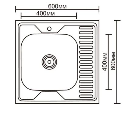 Кухонная мойка Ledeme L96060-6L