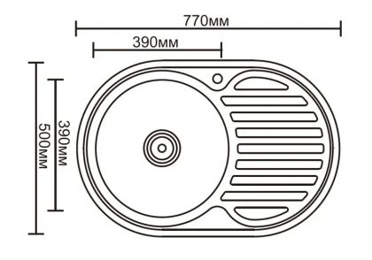 Кухонная мойка Ledeme L87750-L