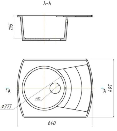 Кухонная мойка Gerhans A01-18