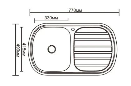 Кухонная мойка Ledeme L67749