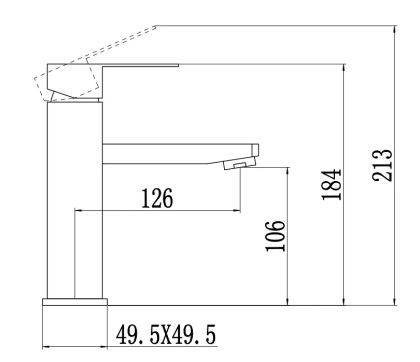 Смеситель для умывальника Fmark FS8101Q