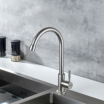 Смеситель для кухонной мойки Ledeme L74195 на одну воду