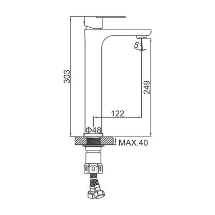 Смеситель для раковины Ledeme H718 L71118