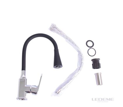 Смеситель для кухни с гибким изливом Ledeme L4144-2