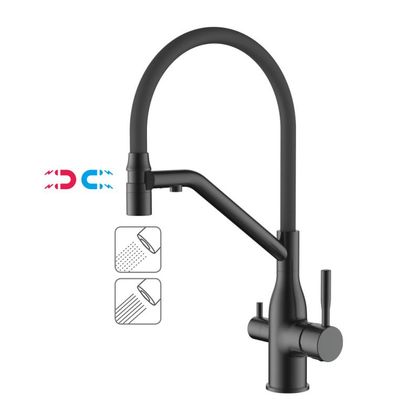 Смеситель для кухни с гибким изливом Ledeme L4797D-12